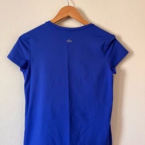 ALO yoga, Alosoft Finesse Tee, medium, worn twice